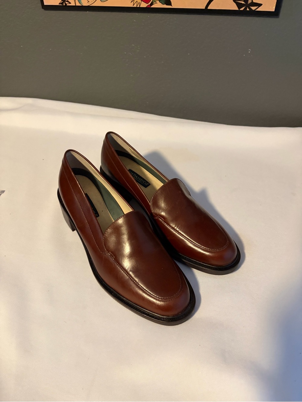 G.H. Bass & Co. Women's Chestnut Brown Leather Loafers